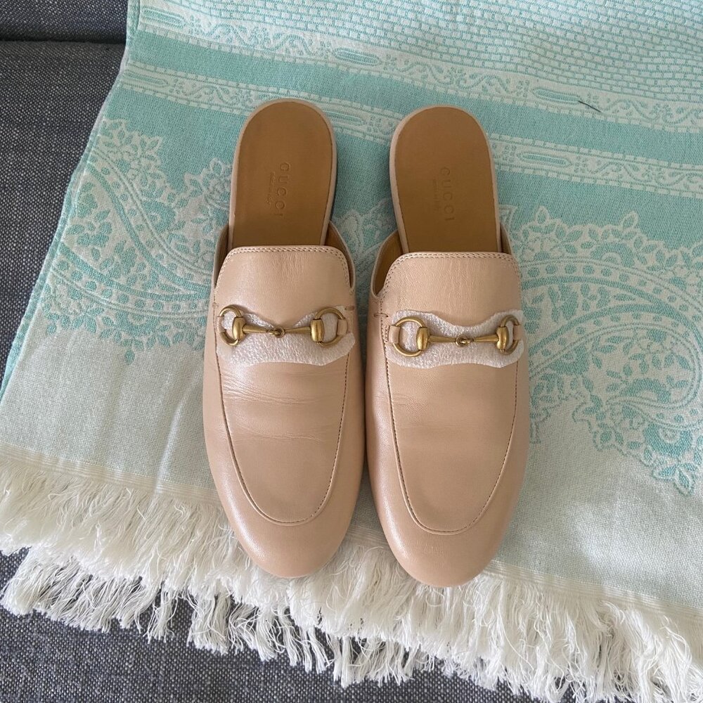 Brand New Gucci Women's Princetown Leather Mules - Picture 2 of 6